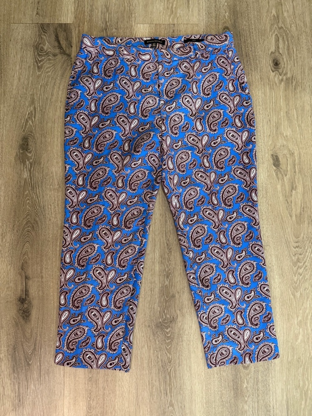 Banana Republic Blue Paisley Men's Chinos